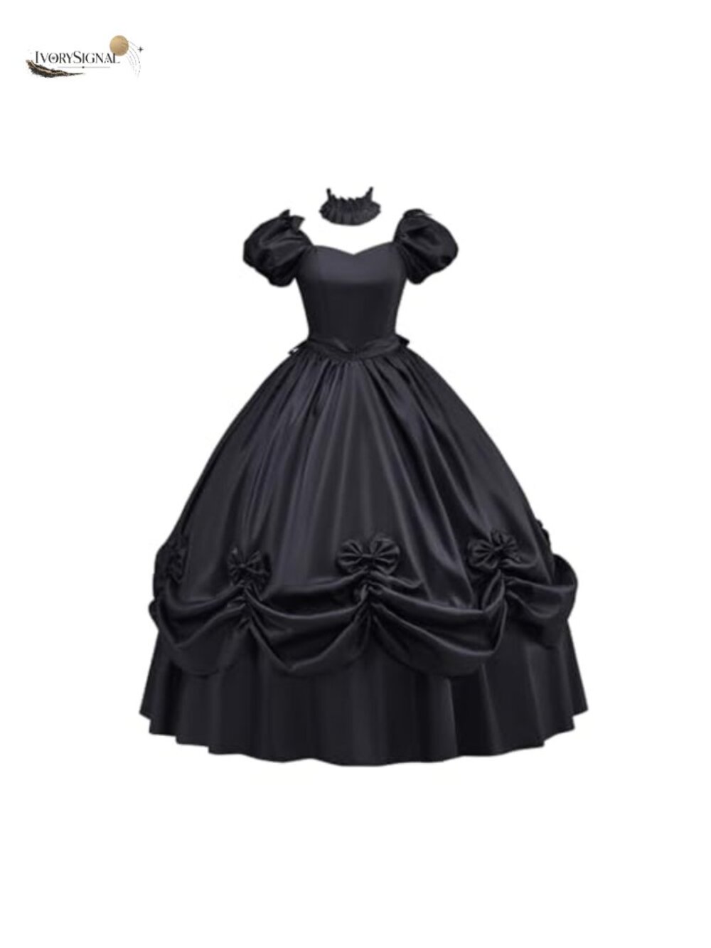 Gothic Victorian Rococo Dress Southern Belle Ball Gown Floor Length Medieval